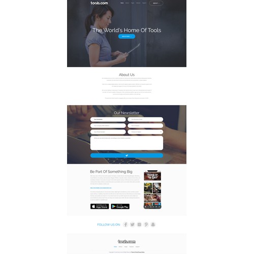 Tools.Com Interim Landing Page
