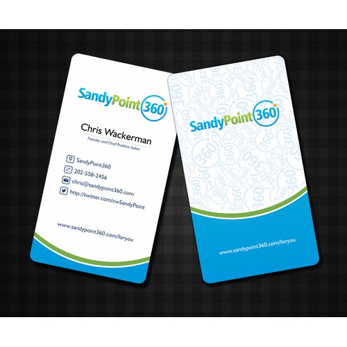 Help SandyPoint360 with a new business card