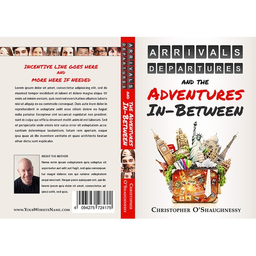 Eye-catching cover for book about growing up internationally
