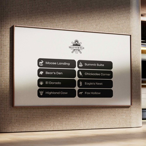 Villa Room Signs