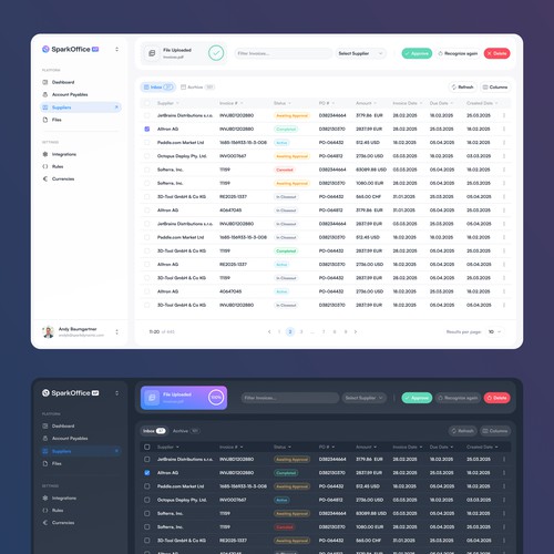 Desktop AI Application Design | UX | UI | App Design