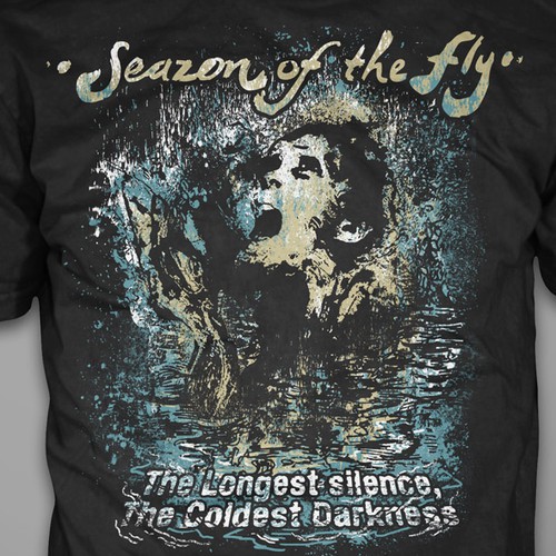T-shirt design for a band