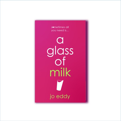 E-Book Cover Design for "a glass of milk"