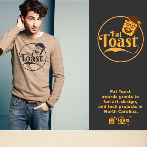 Create a whimsical logo for Fat Toast