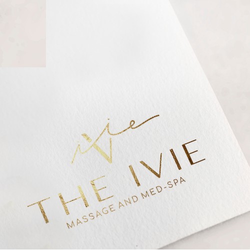 Logo concept for The Ivie - Boutique Med-Spa