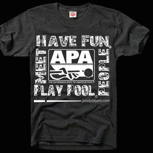American Poolplayers assoc needs a new t-shirt design 2