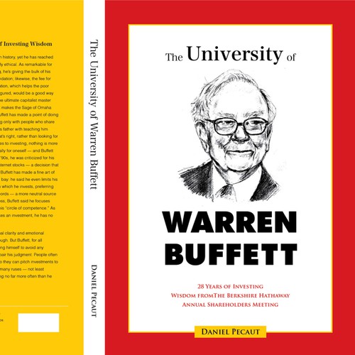 Design a Eye-Catching Book Cover for "The University of Warren Buffett"