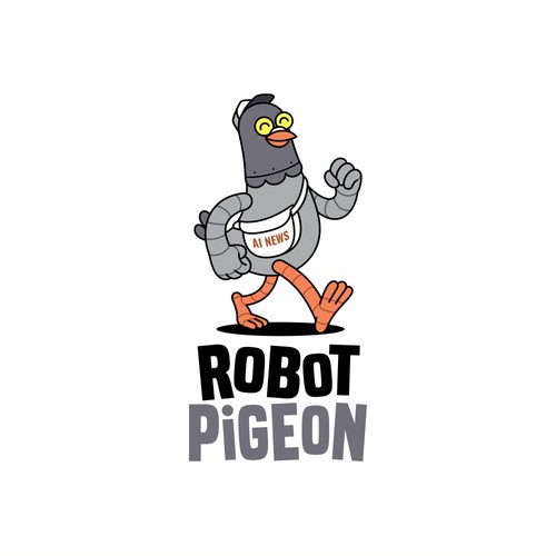 Cartoon Pigeon Logo