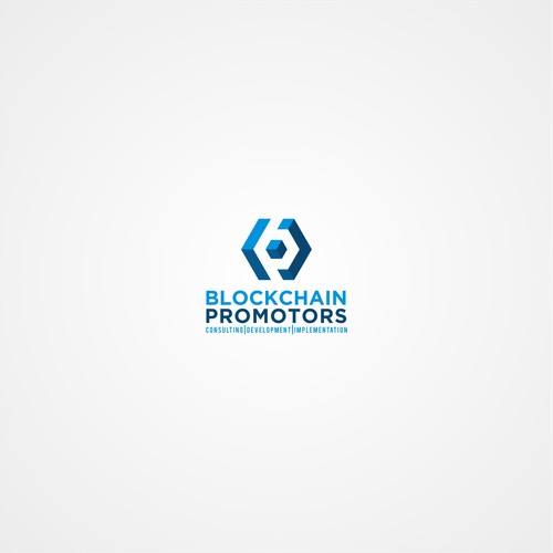 blockchain promotors logo design