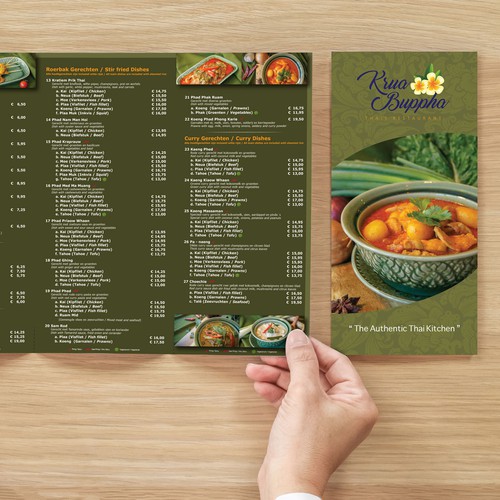 Menu Brochure