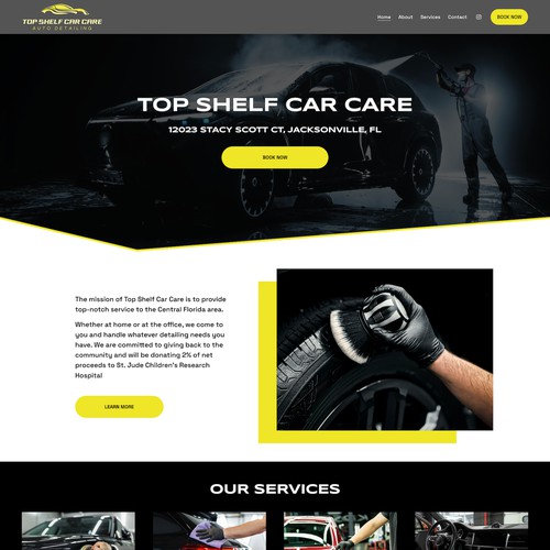 Top Shelf Car Care Design