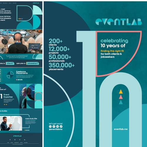 Eventlab brand identity collateral