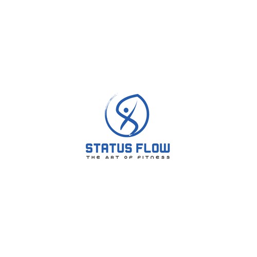 bold logo for fitness brand