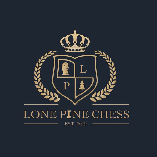 Gold Emblems design for a Lone Pine Chess 