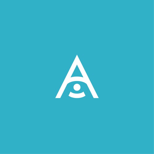 Ophthalmology eye care office logo