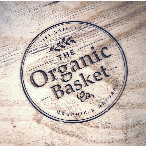 Modern fresh stylish logo for The Organic Basket Co