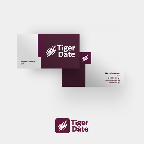 Tiger Date Business Card Concept