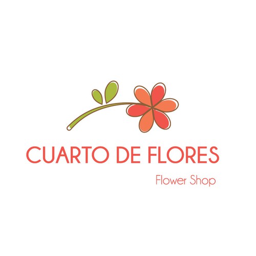 Floral Logo for Cuarto de Flores