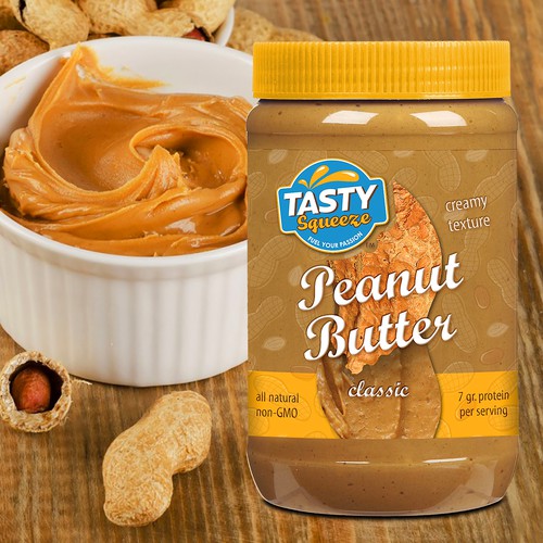 Peanut Butter label design