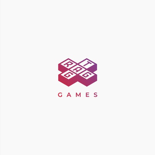 Modern logo for premium mobile game studio