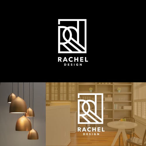 Bold Iconic logo for Rachel Design