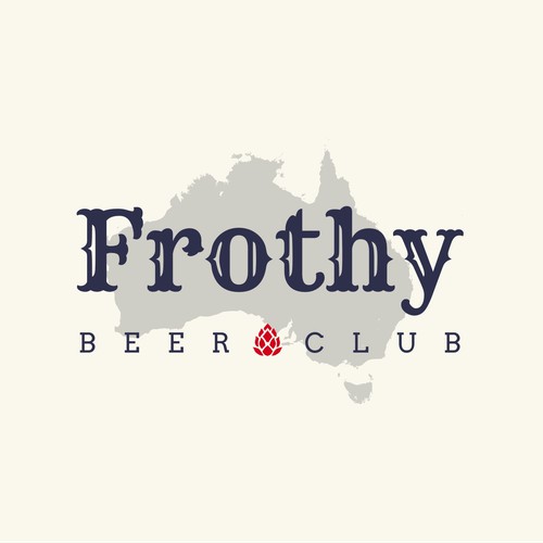 Classic Logo Concept for "Frothy Beer Club" - Beer Delivery Service