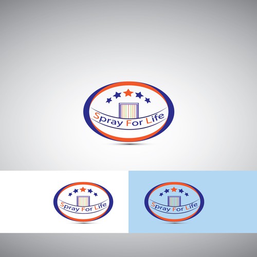 Logo concept of Spray for Life