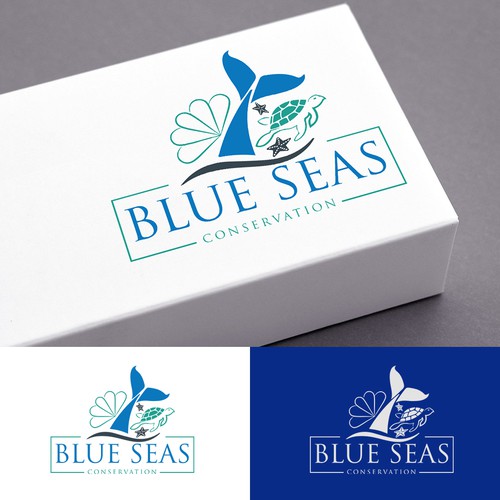 Delegate Logo design for blue sea