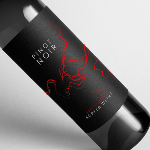 Rótulo para garrafa de vinho