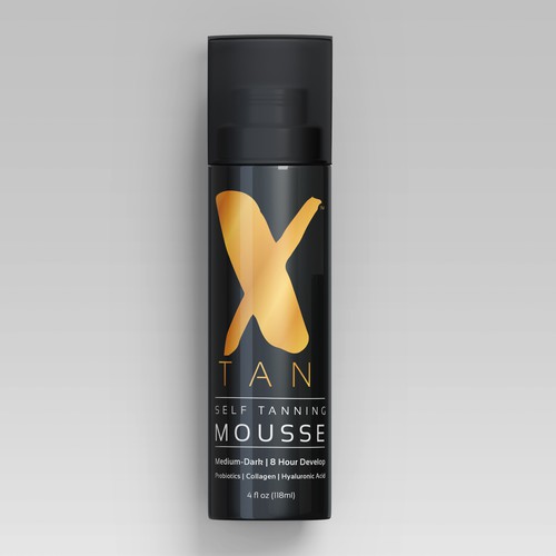 elegant packaging design X-tan remover