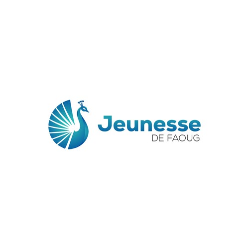 Peacock logo design