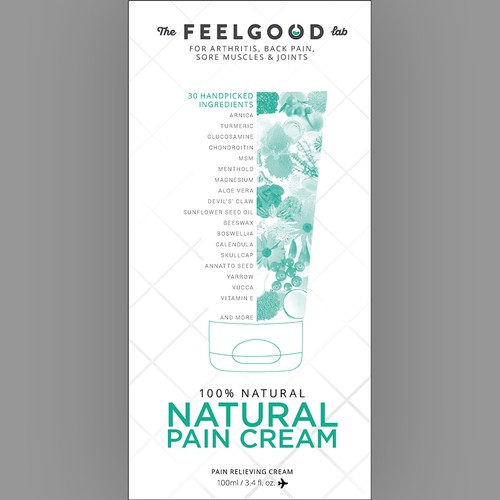 Pain Cream Packaging Design