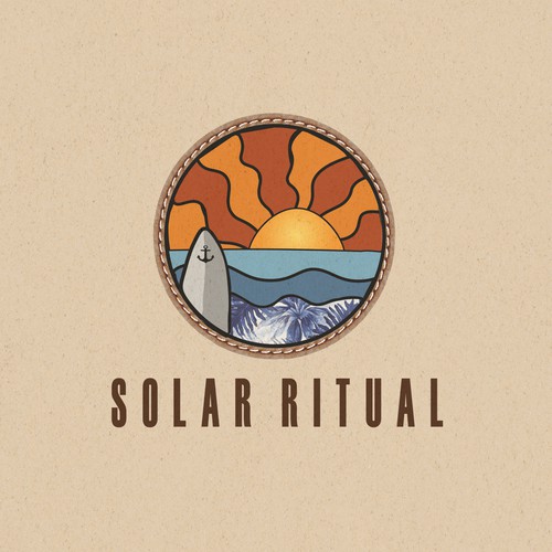 Tropical logo for SOLAR RITUAL