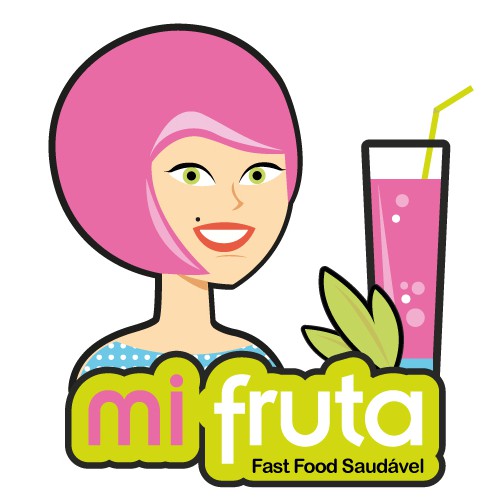 Create a logo for a healthy fast food called "Mi Fruta" | MascotNeeded