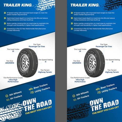 Flyer Design for Tyre Product