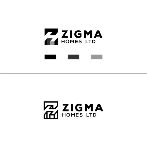 ZH Monogram logo for Zigma Homes Ltd.