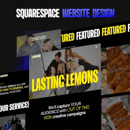 Lasting Lemons Squarespace Website Development