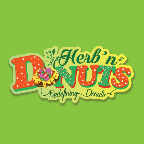 Logo for Herb'n Donuts