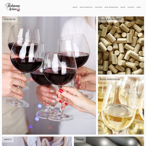 Wine Website Design