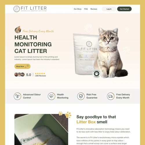 Fit Litter website Design