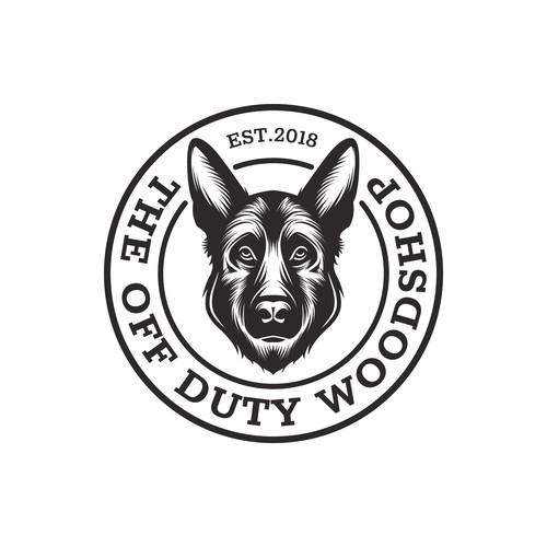 concept logo for the off duty woodshop