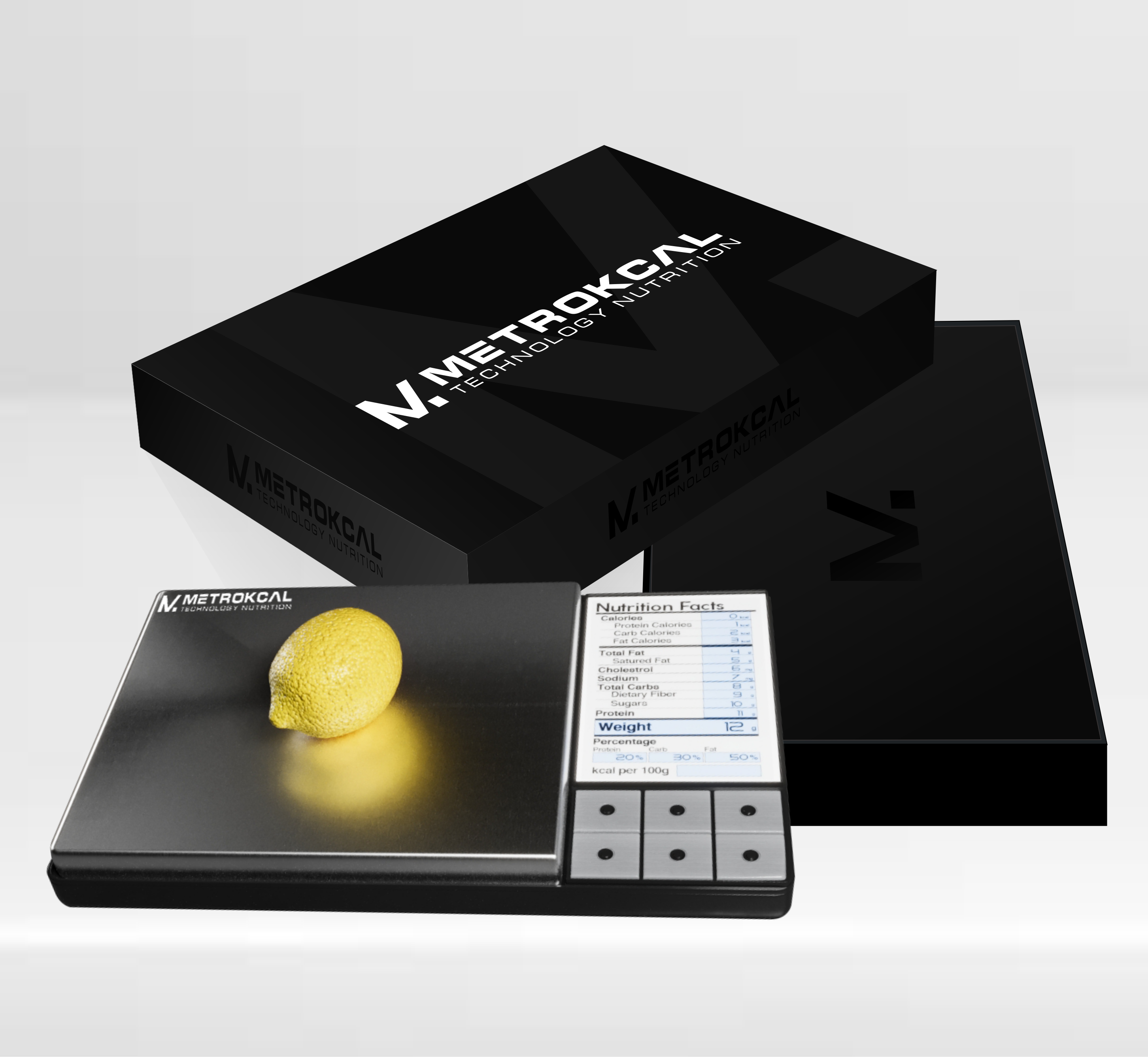 Packaging for the scale with logo already done 