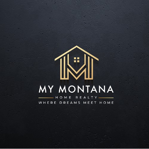 My Montana Home Realty – Elegant & Premium Real Estate Logo