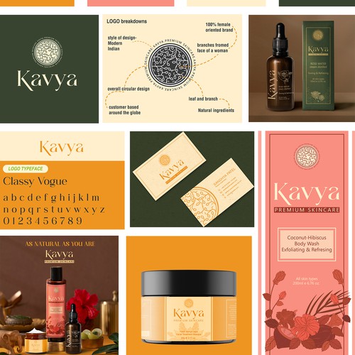 brand identity for skin care brand
