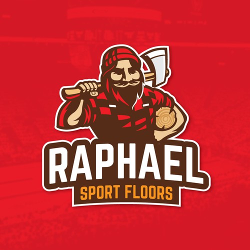 Sport style character logo 