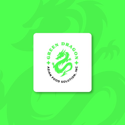 Logo design concept for Green Dragon