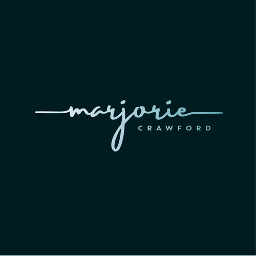 Personal brand/logo for Marjorie Crawford