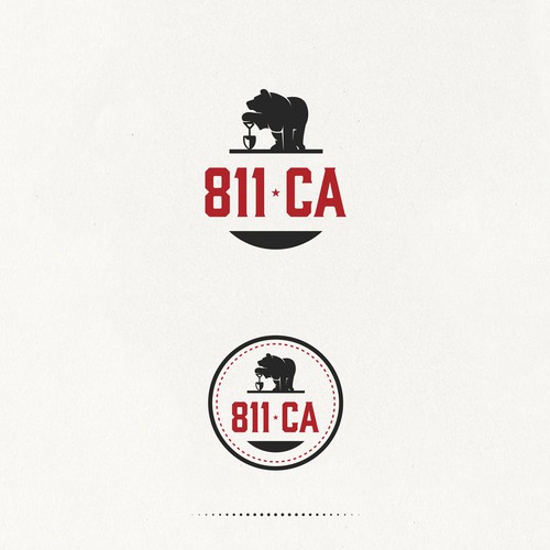 bold simple bear logo