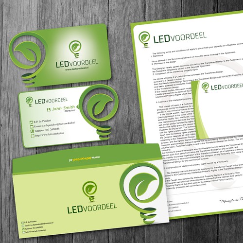 Create the next stationery for Ledvoordeel.nl