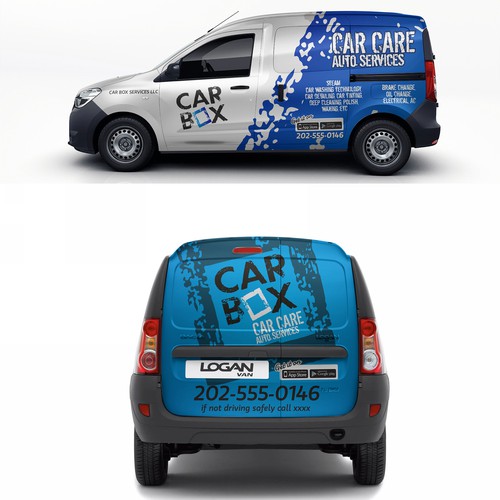 car box van wrap